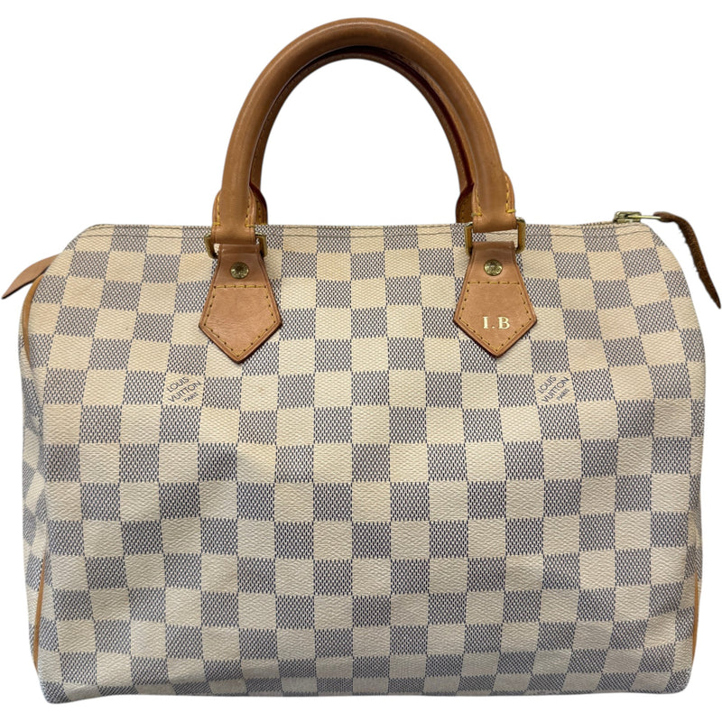Women's Damier Azur Speedy 30 Handbag White