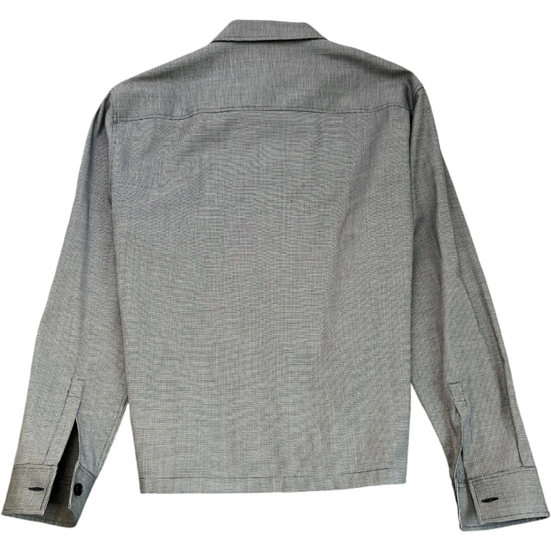 Dior Men's Homme Patterned Long Sleeve Shirt Grey Size S