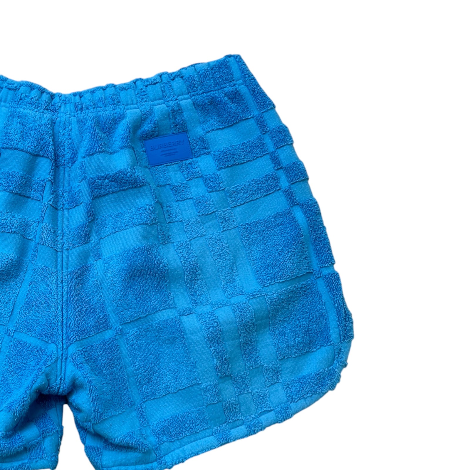 Men's Willesden Mega Check Shorts Blue Size L - Photo 4