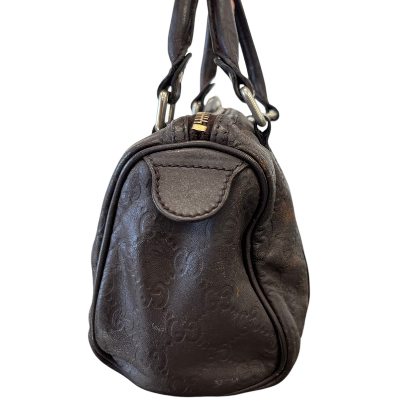 Women's Embossed Guccissima  Joy Bag Brown