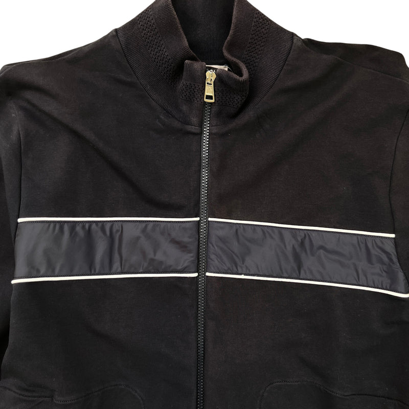 Men's Logo Maglia Cardigan Track Jacket Navy Size XL