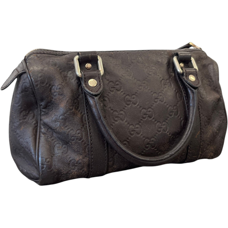 Women's Embossed Guccissima  Joy Bag Brown
