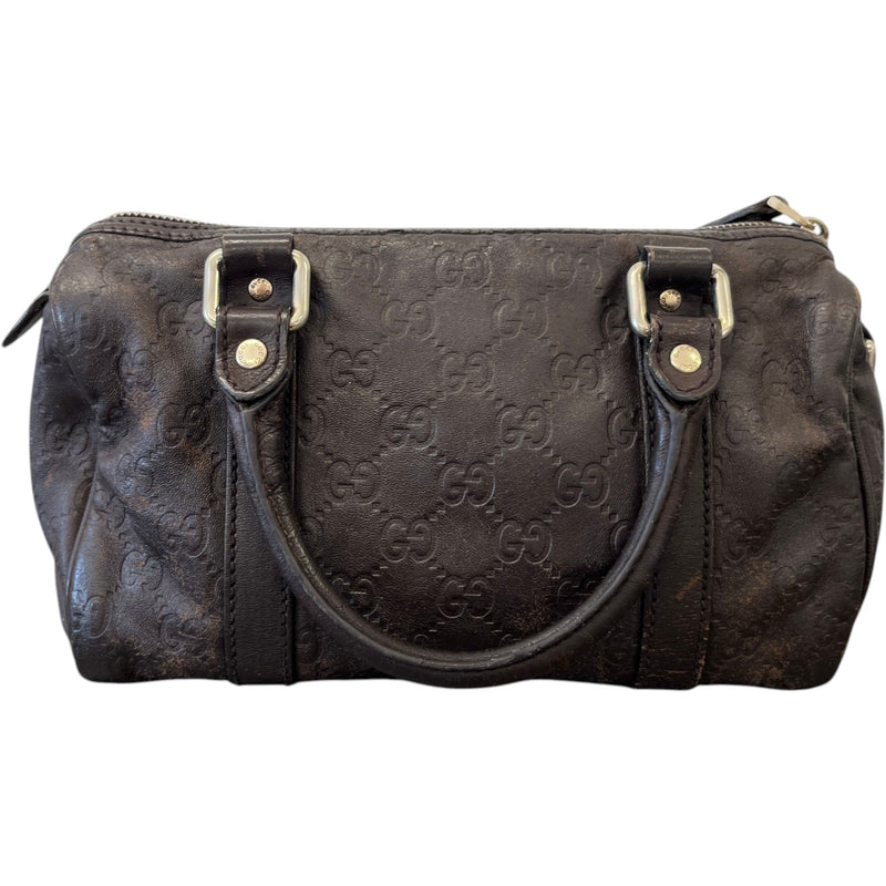 Women's Embossed Guccissima  Joy Bag Brown
