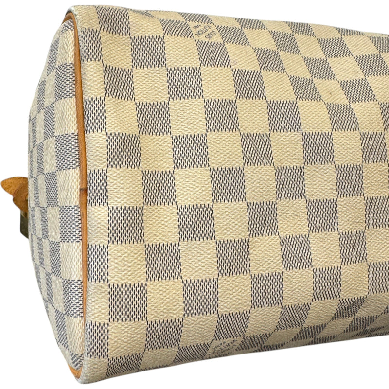 Women's Damier Azur Speedy 30 Handbag White