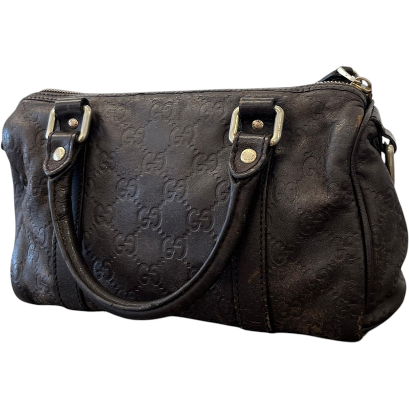 Women's Embossed Guccissima  Joy Bag Brown