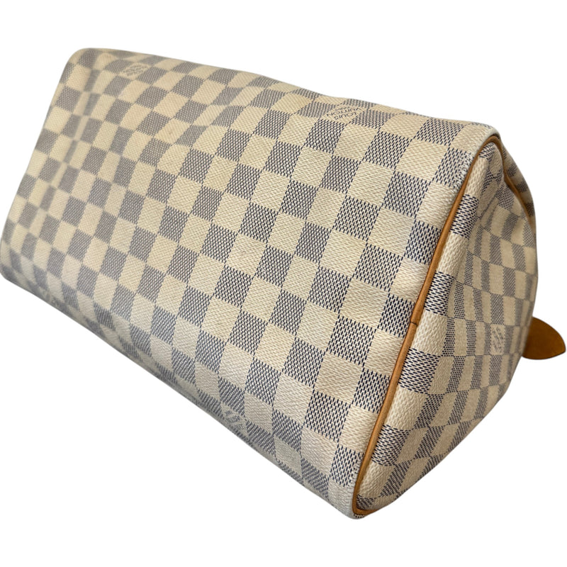 Women's Damier Azur Speedy 30 Handbag White