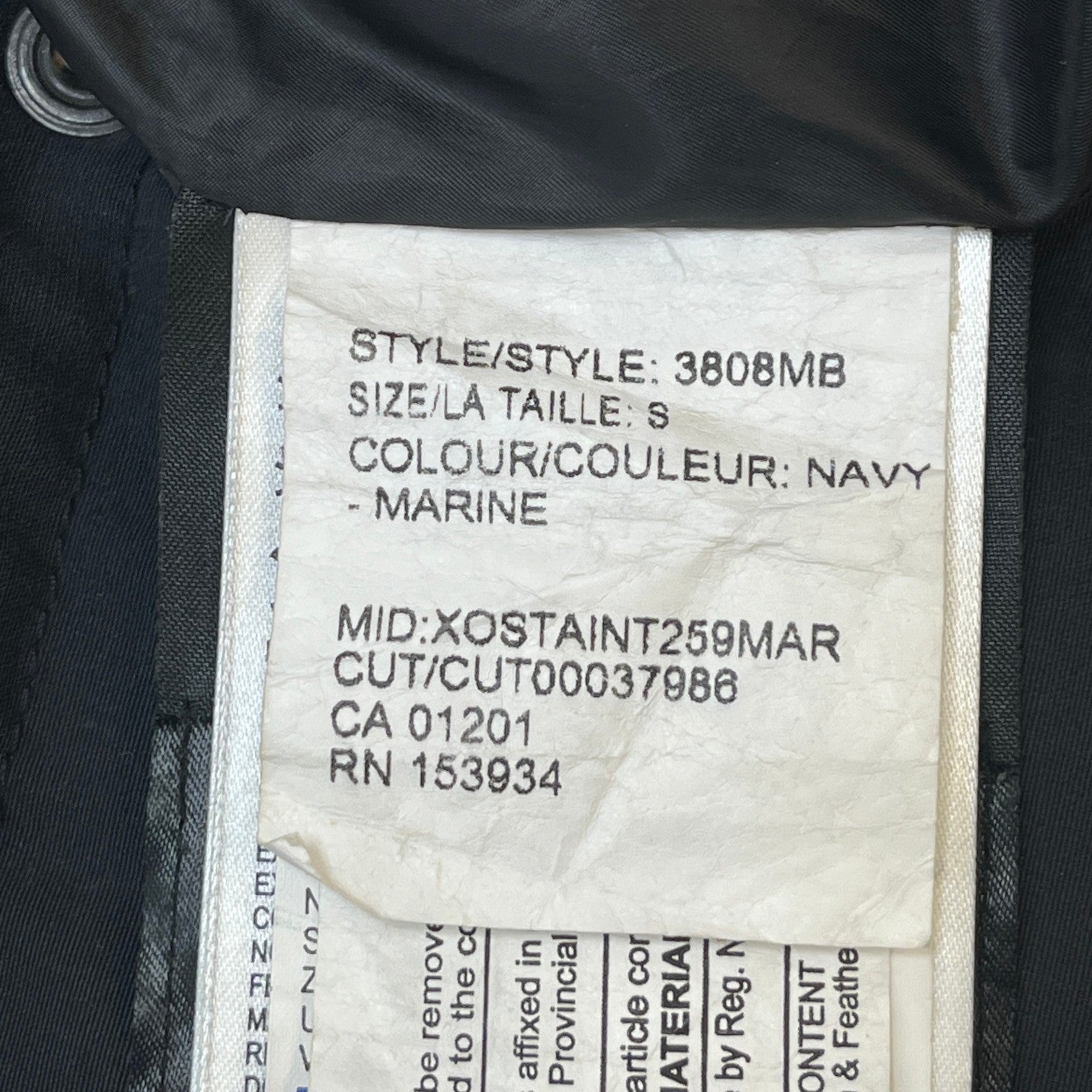 Men's Wyndham Parka Down Jacket Black Size S - Photo 8