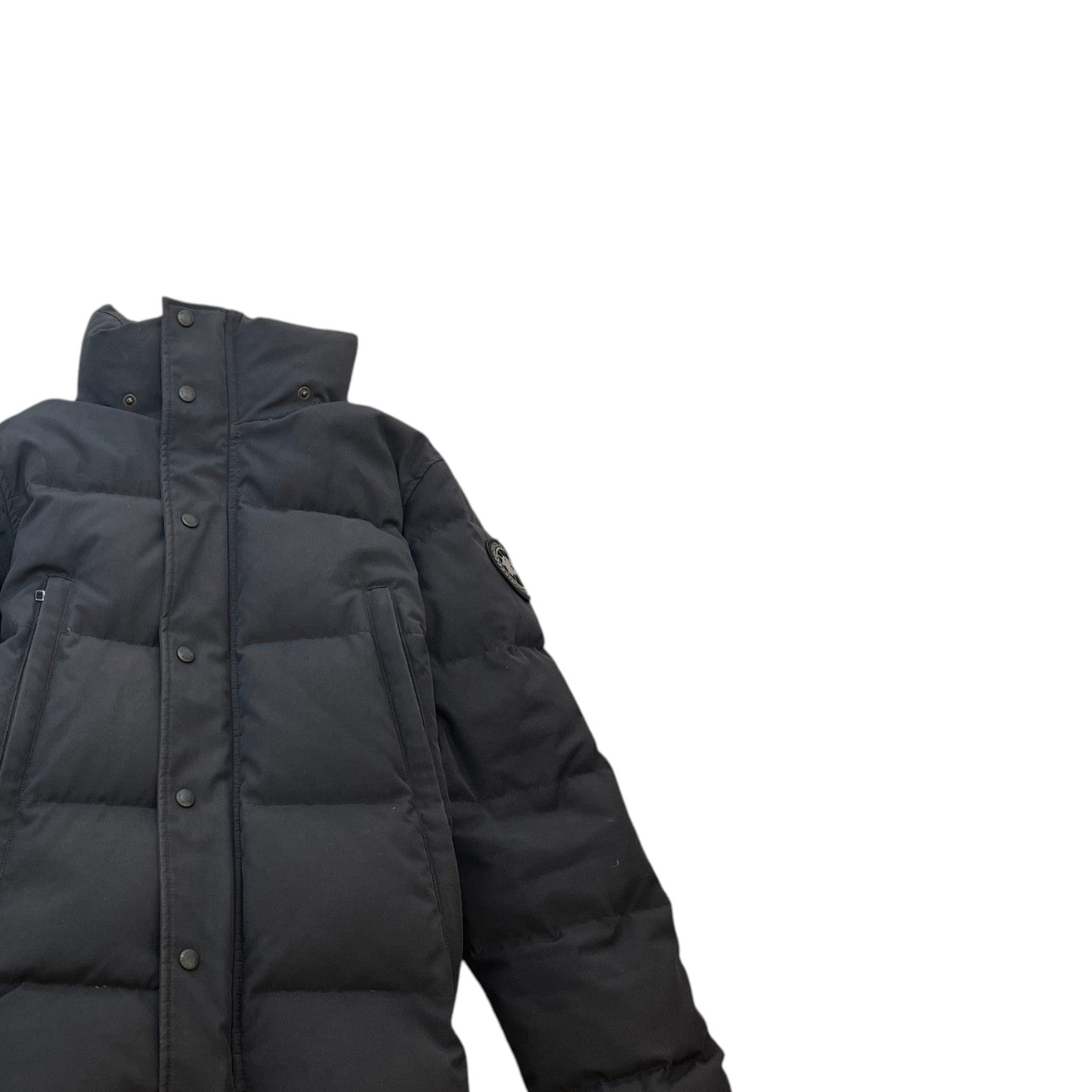 Men's Wyndham Parka Down Jacket Black Size S - Photo 3