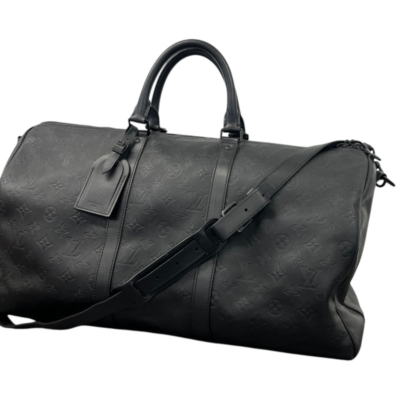 Men's Monogram Keepall 50 Travel Bag Black