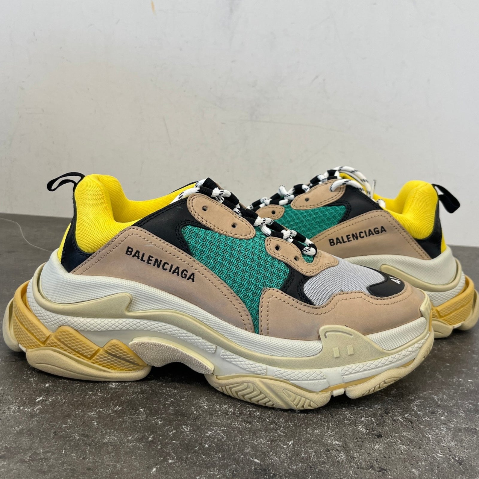 Men's Triple S Low Trainers Multi-Coloured Size UK 7 / EU 41 - Photo 12