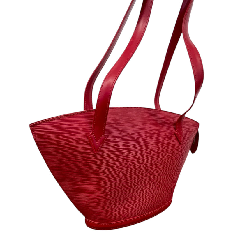 Women's Epi Leather Saint Jacques Pm Handbag Red