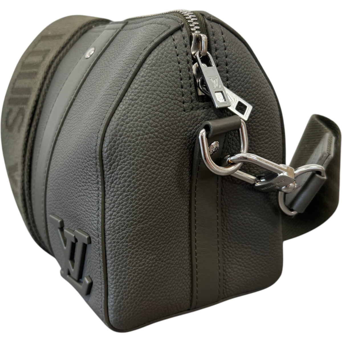 Men's Aerogram Keepall Messenger Bag Khaki - Photo 4