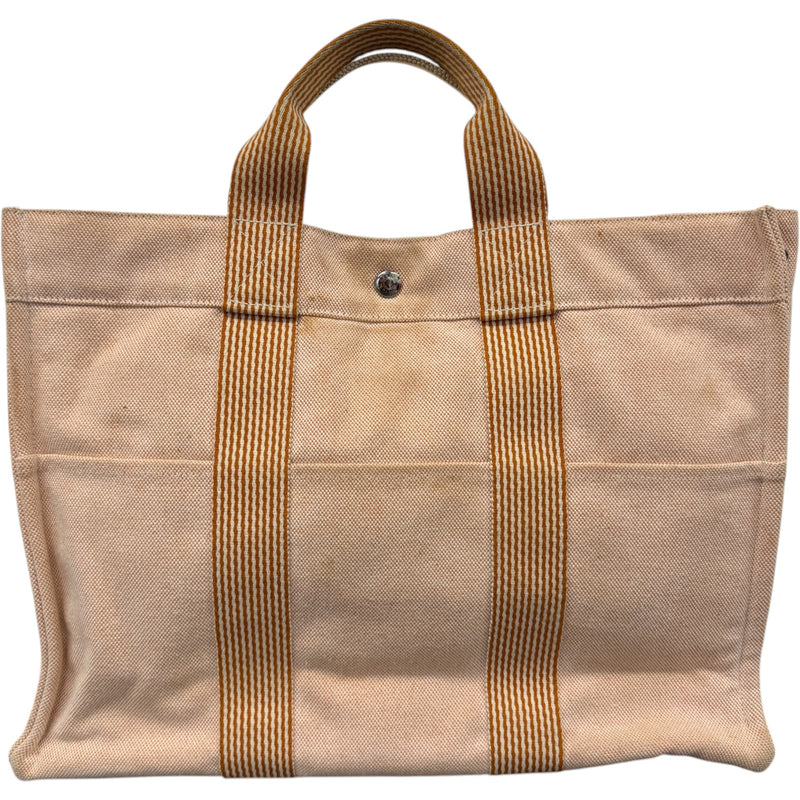 Women's Toile Fourre-Tout Handbag Orange