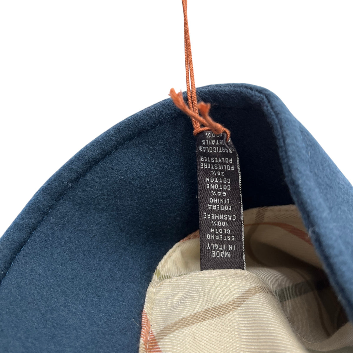 Men's Cityleisure Cashmere Bucket Hat Navy Size L - Photo 8