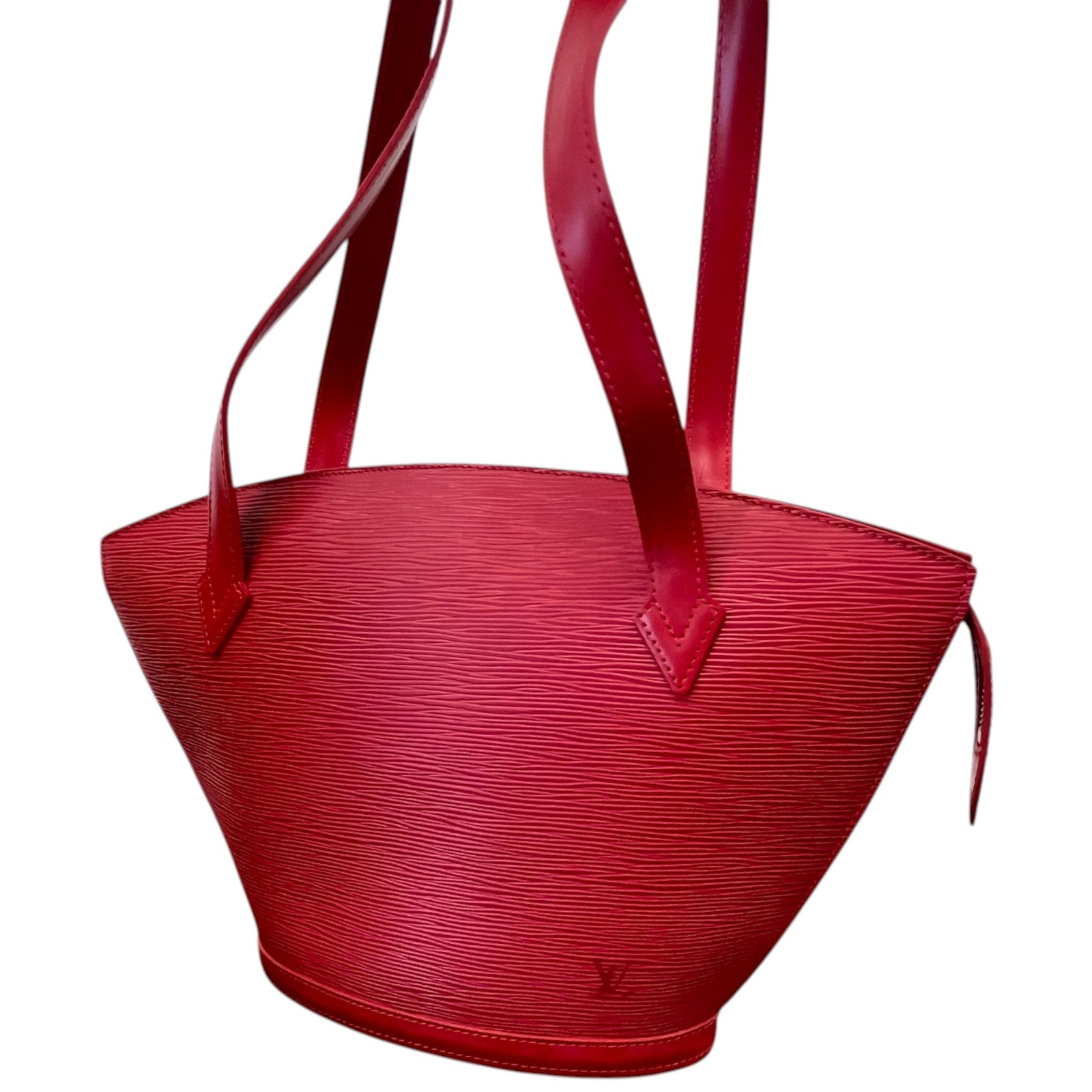 Women's Epi Leather Saint Jacques Pm Handbag Red - Photo 5
