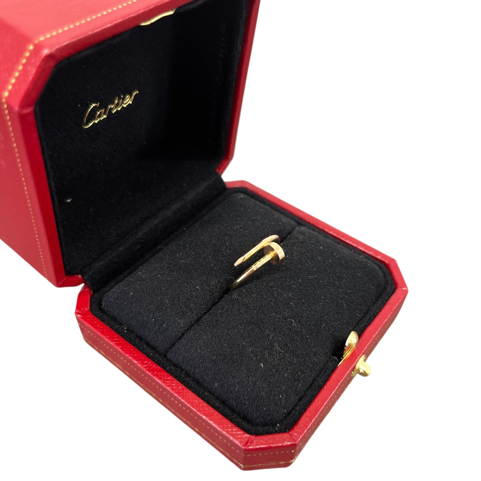 Women's Small 18K Rose Gold Juste Un Clou Size 52 Ring Rose Gold Size M - Photo 5