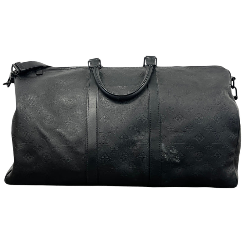 Men's Monogram Keepall 50 Travel Bag Black