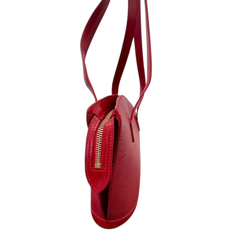 Women's Epi Leather Saint Jacques Pm Handbag Red