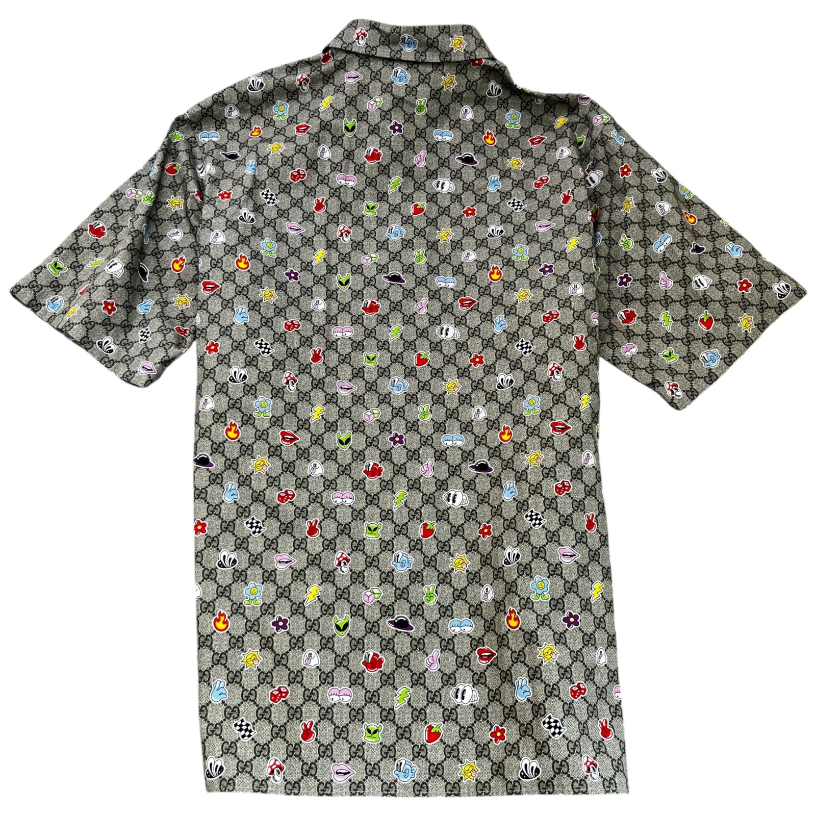 Men's Gg Supreme Shirt Beige Size IT 50 / UK L - Photo 2