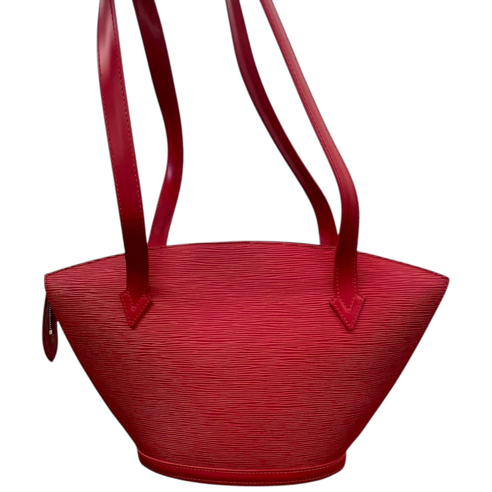 Women's Epi Leather Saint Jacques Pm Handbag Red - Photo 3