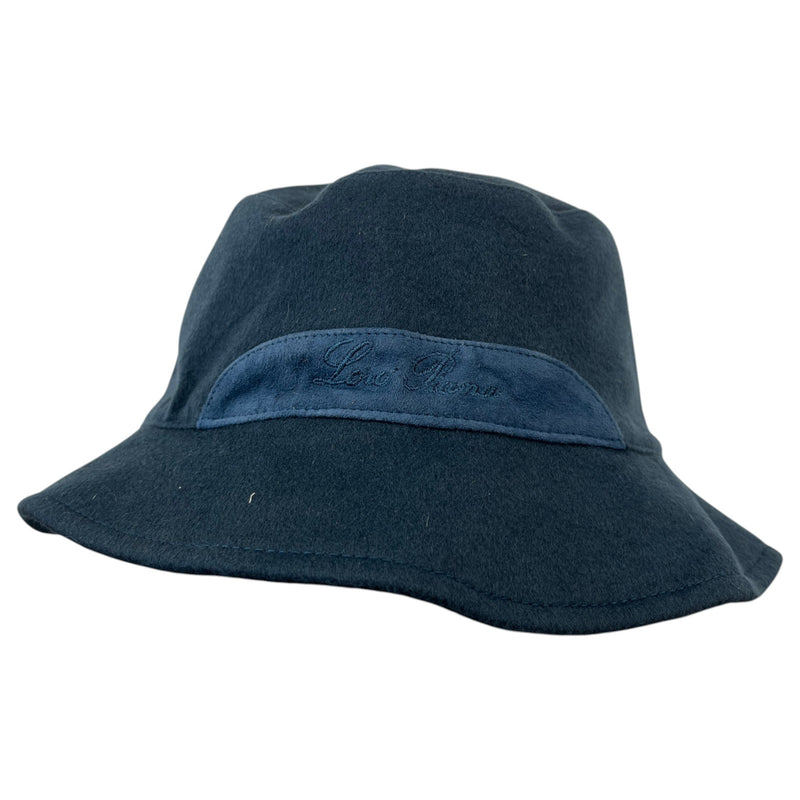 Men's Cityleisure Cashmere Bucket Hat Navy Size L