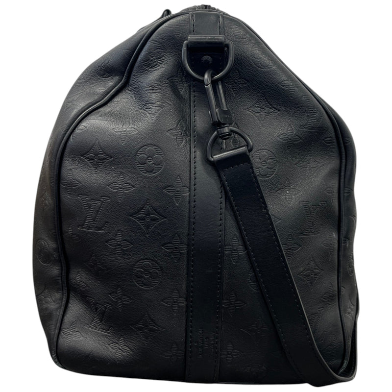 Men's Monogram Keepall 50 Travel Bag Black