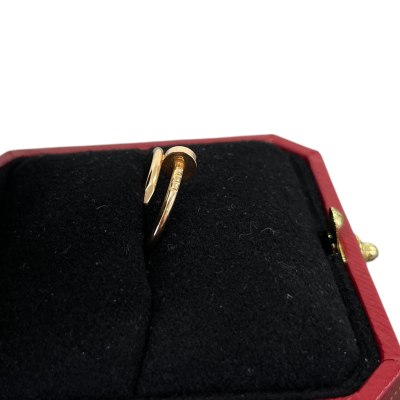Women's Small 18K Rose Gold Juste Un Clou Size 52 Ring Rose Gold Size M
