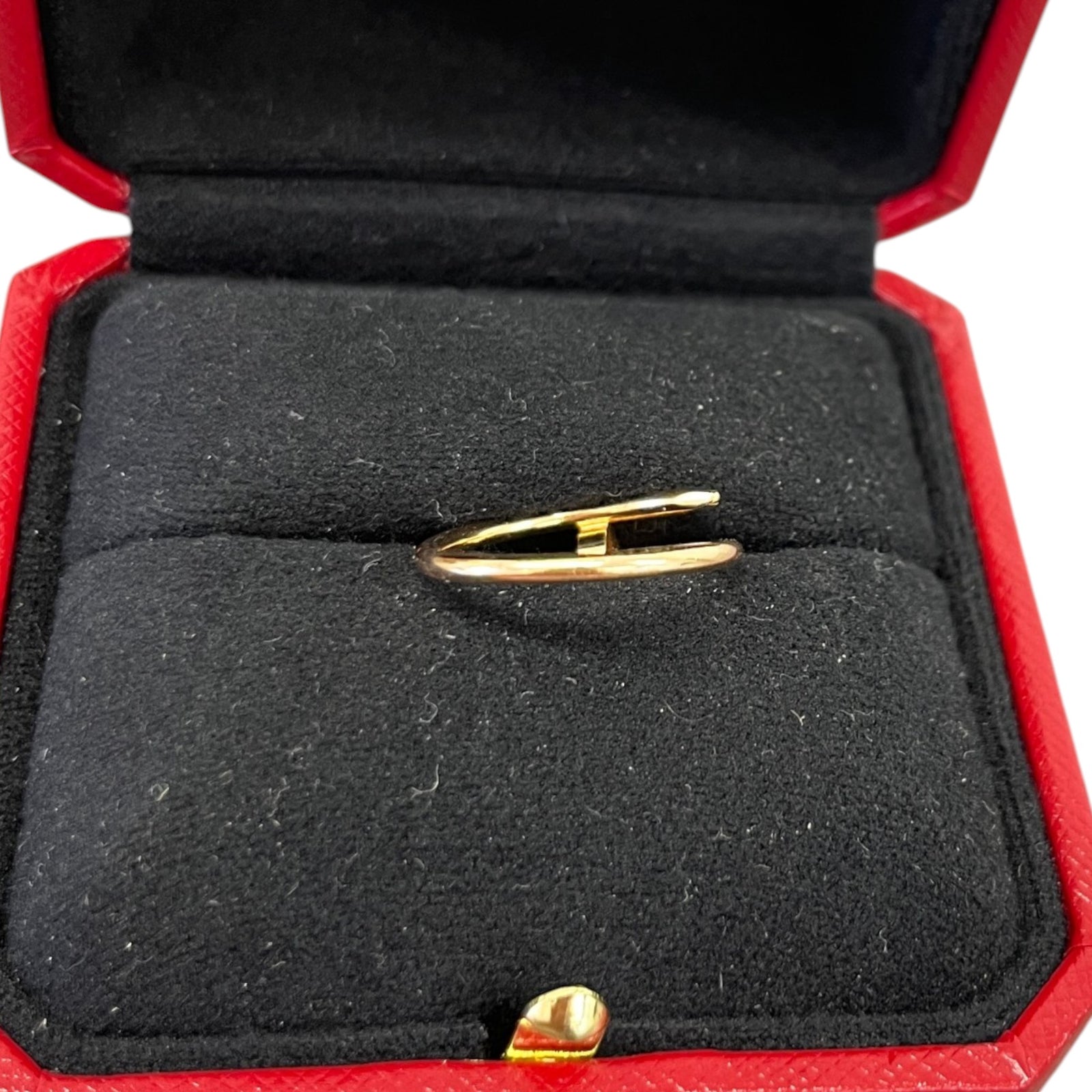 Women's Small 18K Rose Gold Juste Un Clou Size 52 Ring Rose Gold Size M - Photo 2