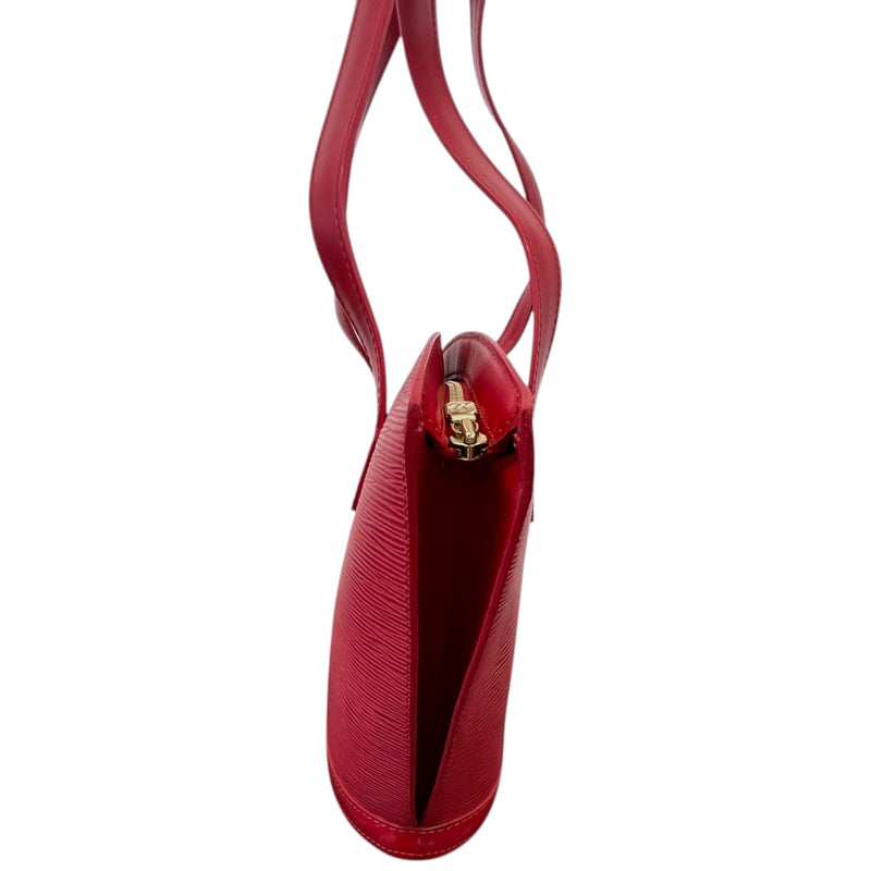 Women's Epi Leather Saint Jacques Pm Handbag Red