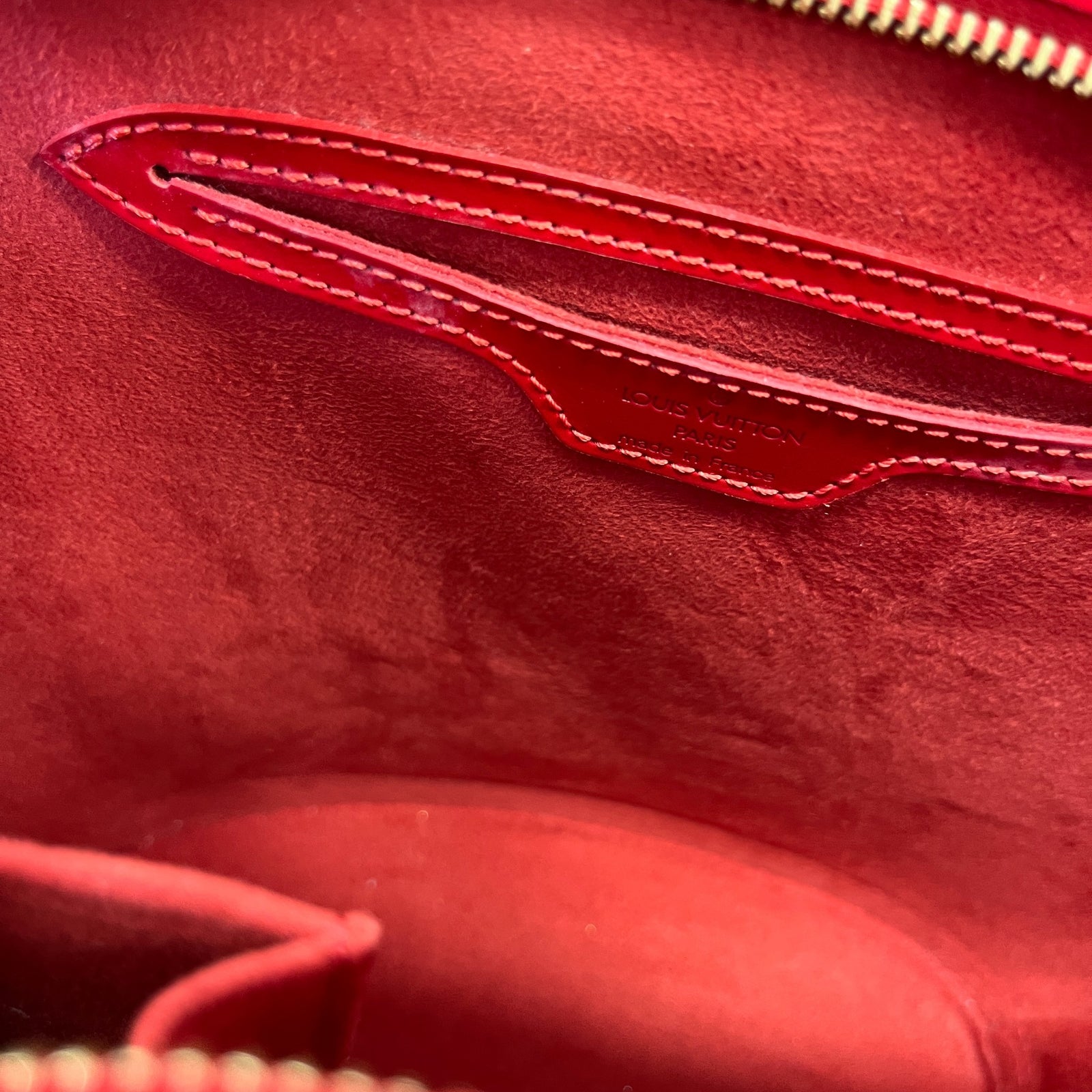Women's Epi Leather Saint Jacques Pm Handbag Red - Photo 10