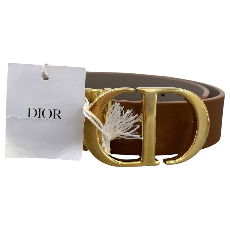 Women's CD Icon Belt Brown Size W28