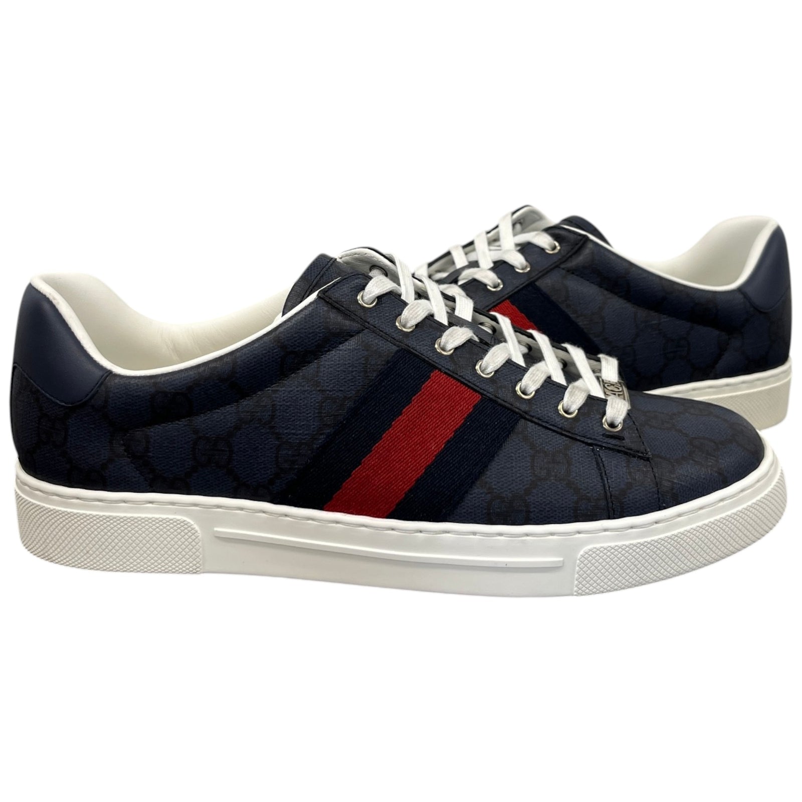 Men's Gg Supreme Ace Low Trainers Navy Size EU 42 / UK 8 - Photo 3