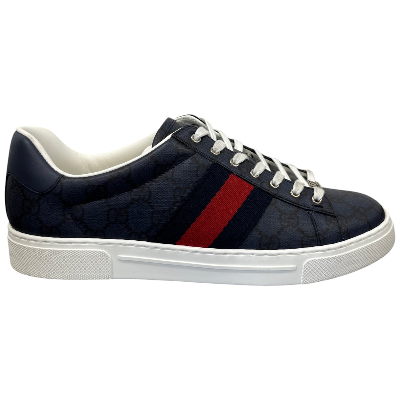 Men's Gg Supreme Ace Low Trainers Navy Size EU 42 / UK 8 - Photo 1