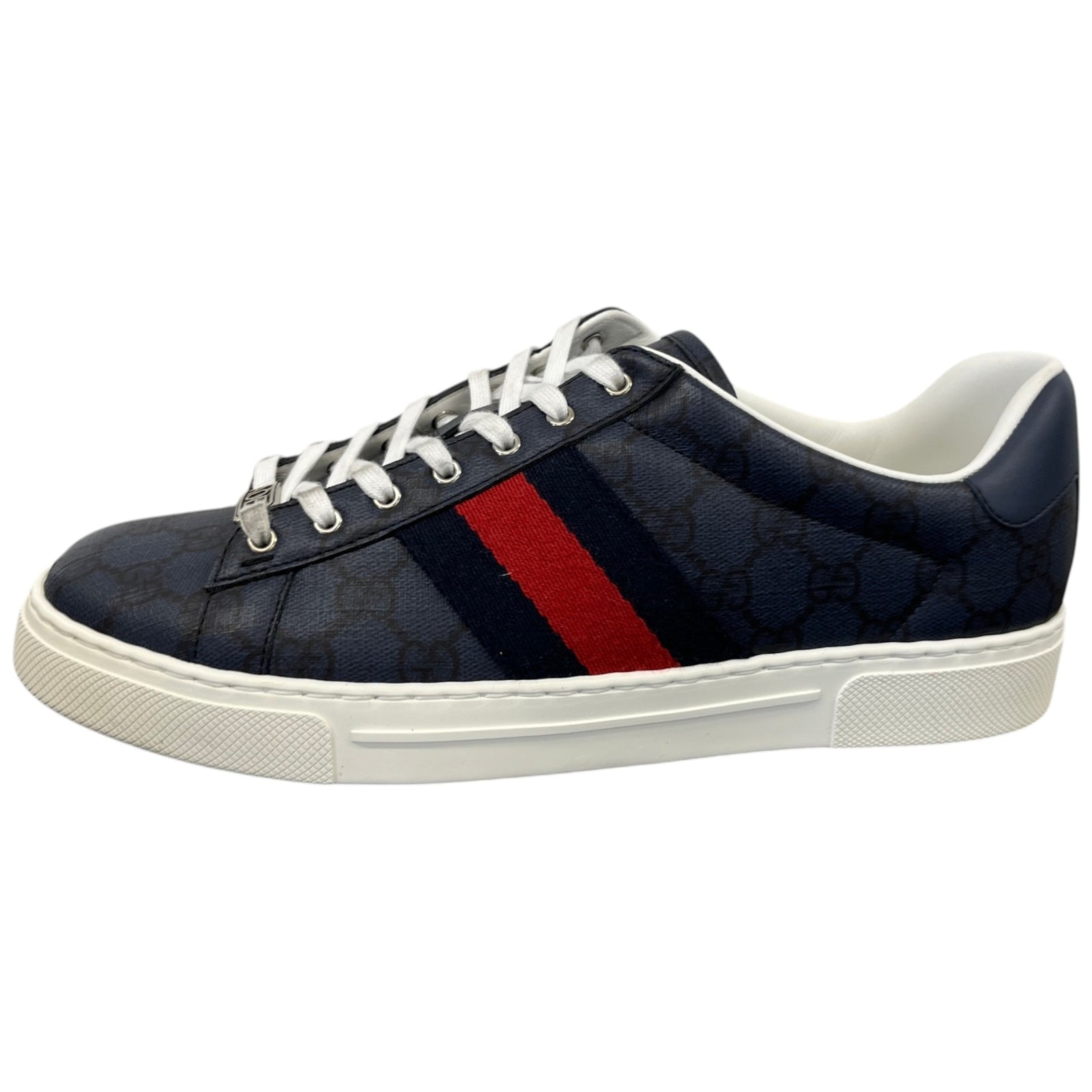 Men's Gg Supreme Ace Low Trainers Navy Size EU 42 / UK 8 - Photo 5