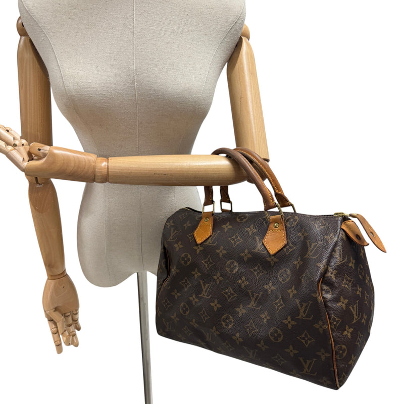 Women's Monogram Speedy 30 Handbag Brown