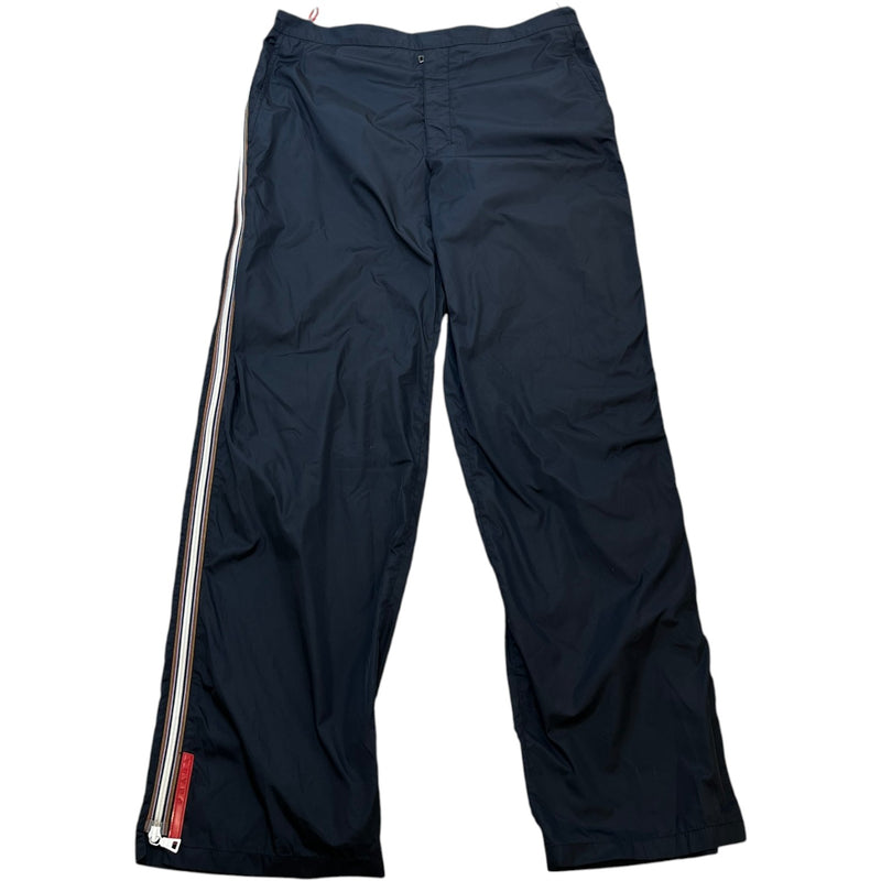 Men's Linea Rossa Nylon Joggers Black Size IT 48 / UK 32