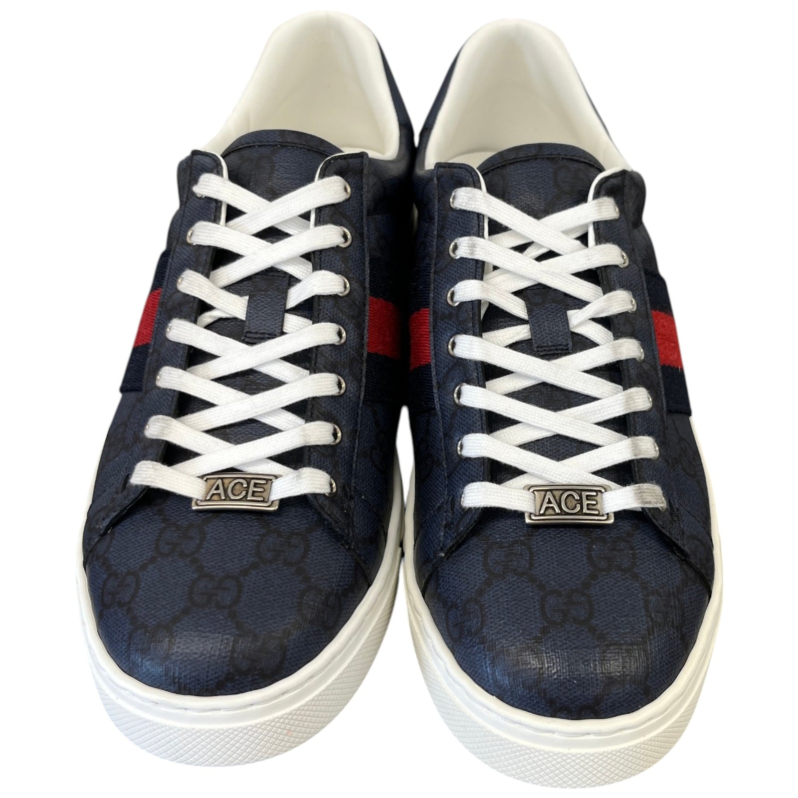 Men's Gg Supreme Ace Low Trainers Navy Size EU 42 / UK 8 - Photo 8