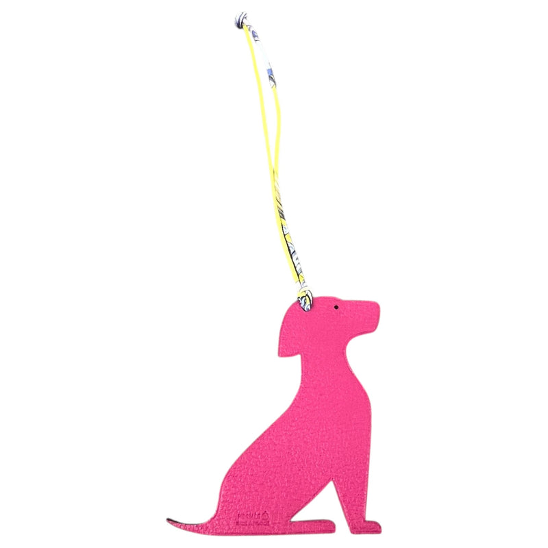 Women's Dog Silhouette Charm Pink
