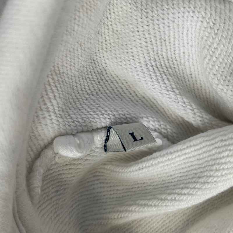 Men's Maglia Hoodie White Size L