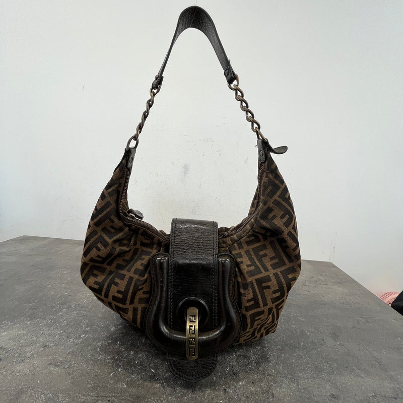 Women's Tobacco Zucca Borsa B Hobo Handbag Brown
