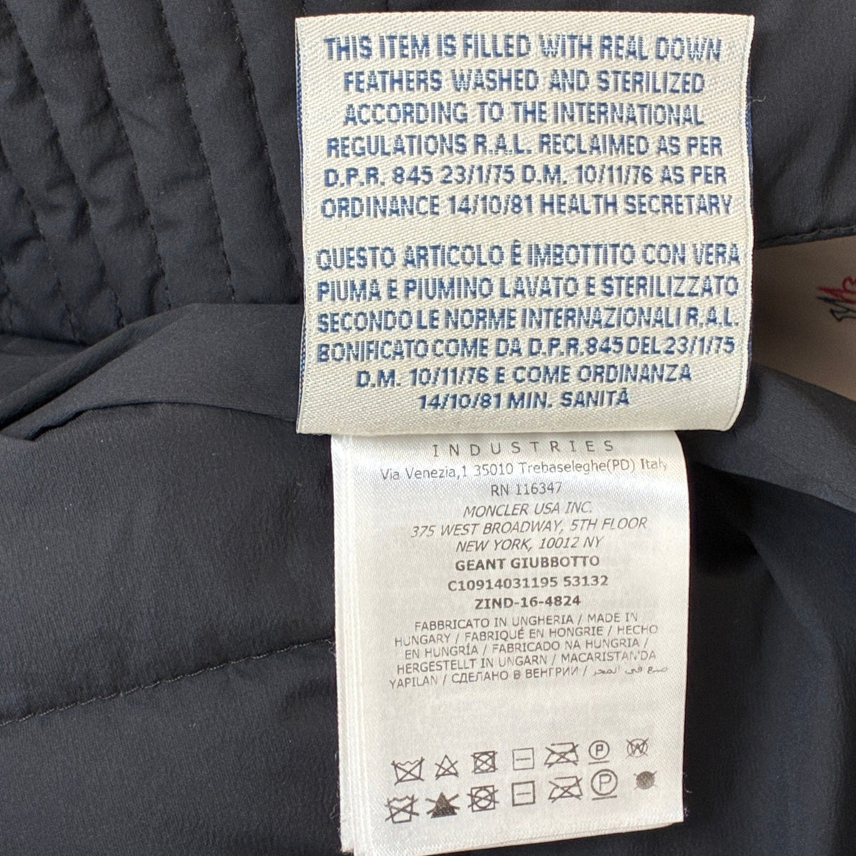 Men's Geant Jacket Black Size 2 / M - Photo 6