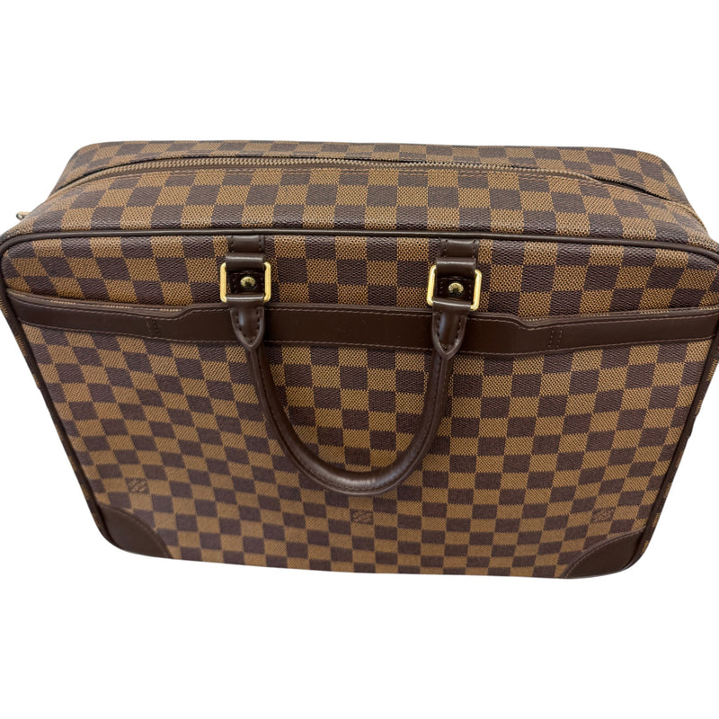 Men's Damier Ebene Porte-Documents Voyage GM Briefcase Brown