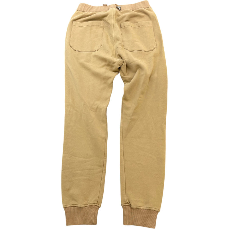 Men's Side Logo Joggers Yellow Size S / W30