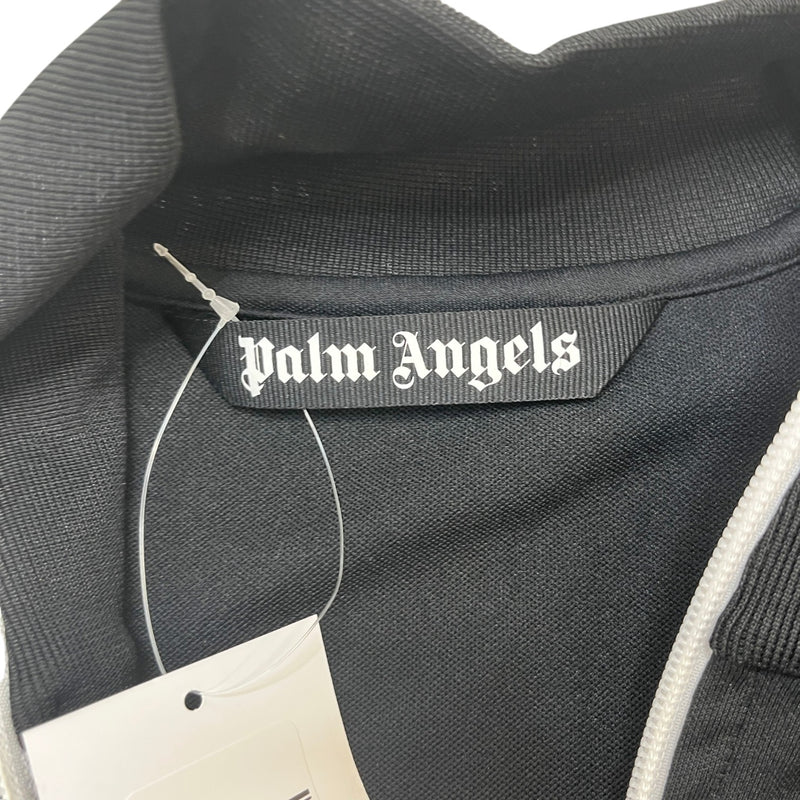 Men's Stripe Logo Track Jacket Black Size XL