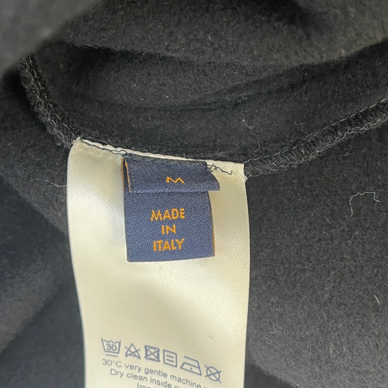Men's Lv Planes Hoodie Black Size M