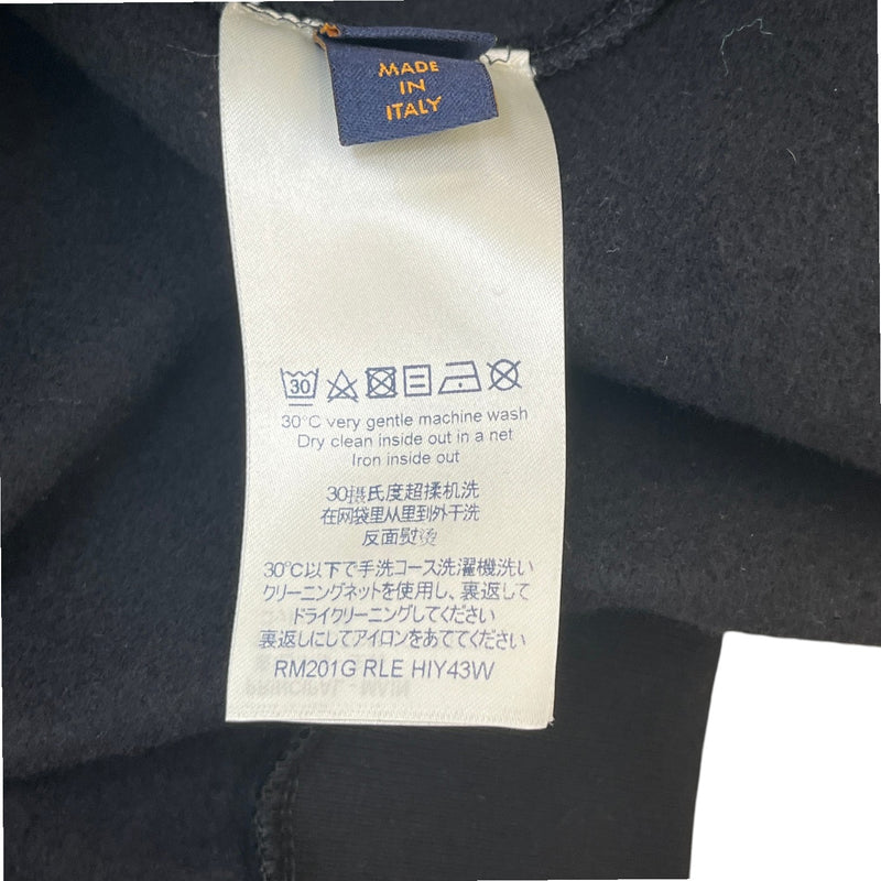 Men's Lv Planes Hoodie Black Size M