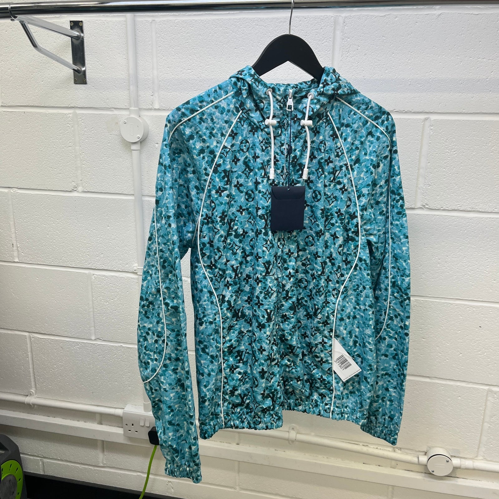 Men's Monogram Pointillism Windbreaker Blue Size IT 48 / M - Photo 7
