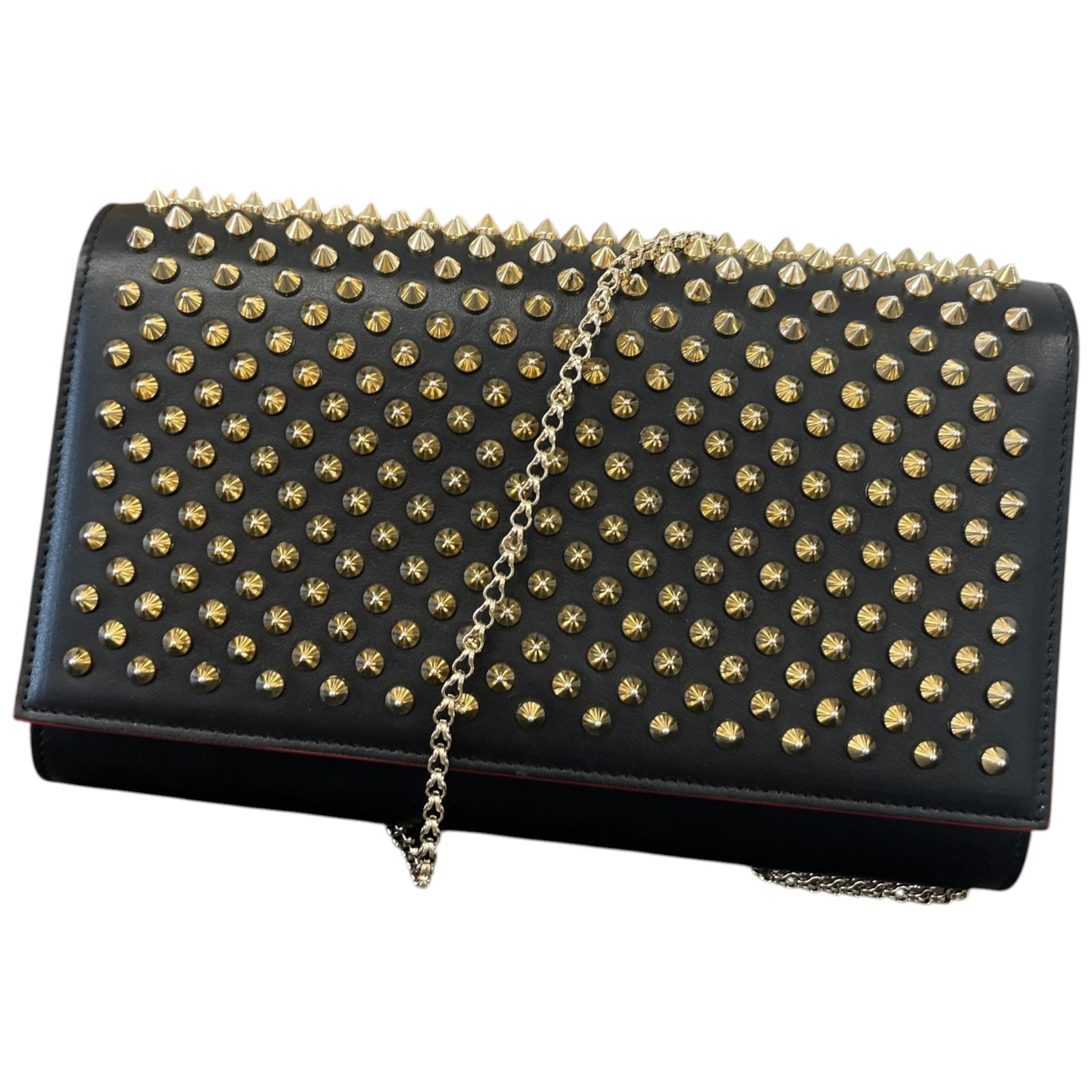 Women's Paloma Spiked Chain Crossbody Bag Black - Photo 1
