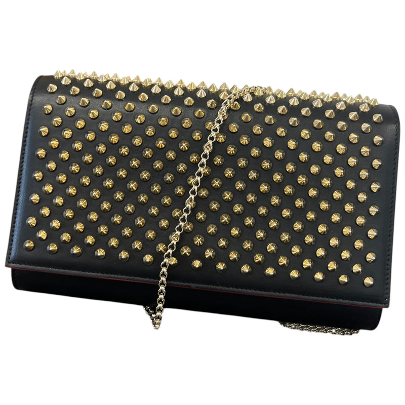 Women's Paloma Spiked Chain Crossbody Bag Black