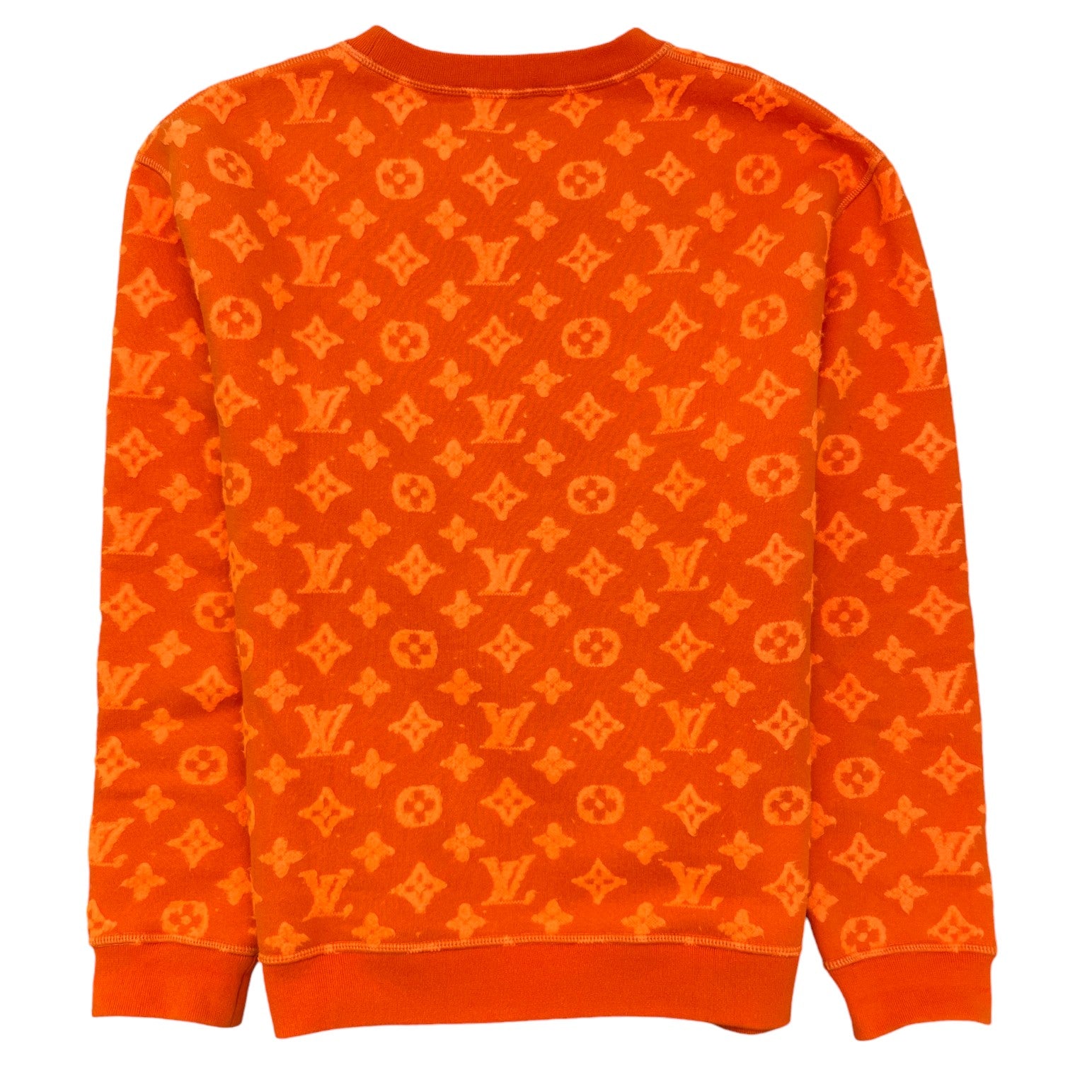 Full monogram jacquard crew neck hotsell